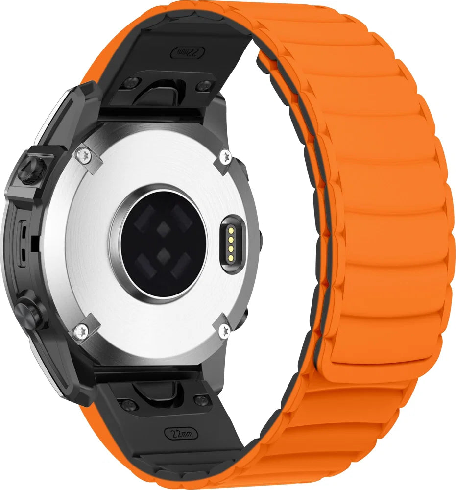 Magnetic Watch Band for QuickFit 22mm – Orange