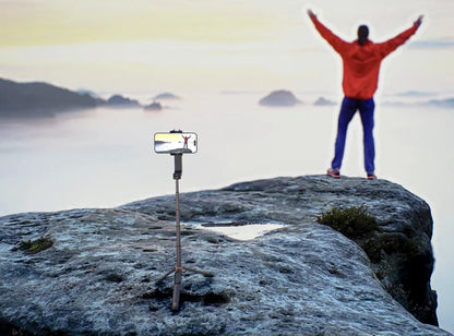 Selfie Stick Tripod with Wireless Remote & Stabilizer