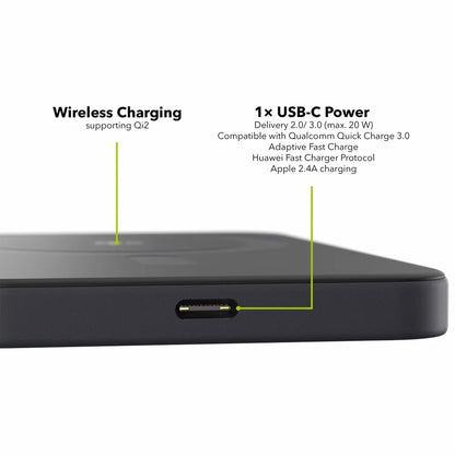 Ultra Slim 5,000mAh Magnetic Power Bank – Dark Blue