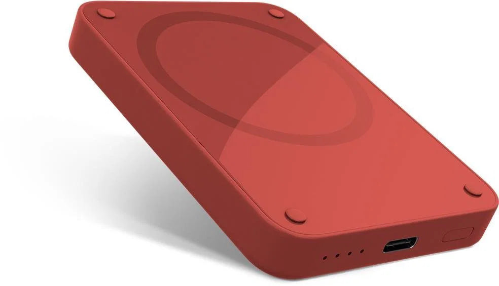 Magnetic Wireless Power Bank 4200mAh – Red