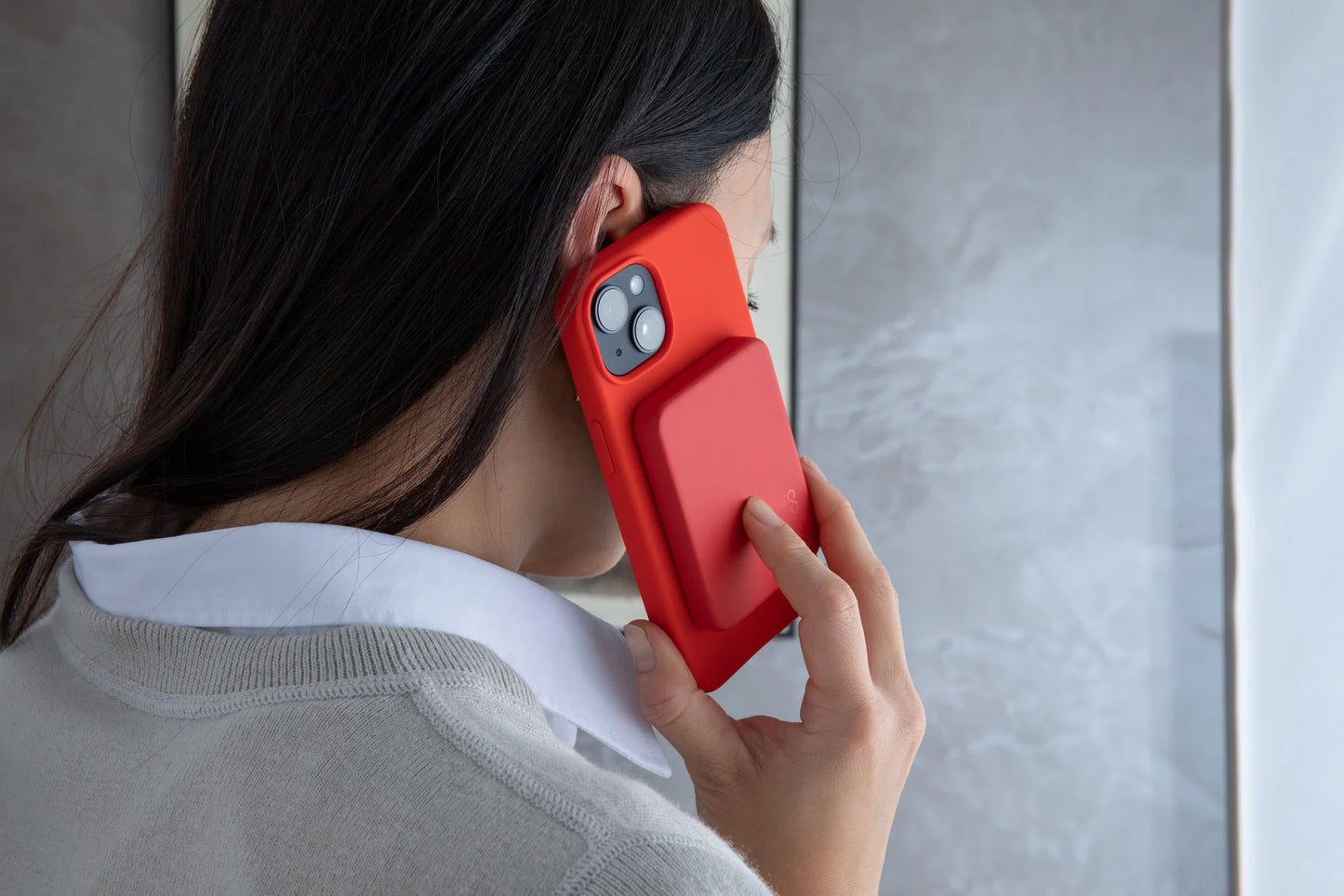 Magnetic Wireless Power Bank 4200mAh – Red