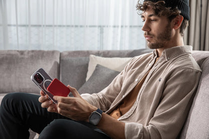 Magnetic Wireless Power Bank 4200mAh – Red