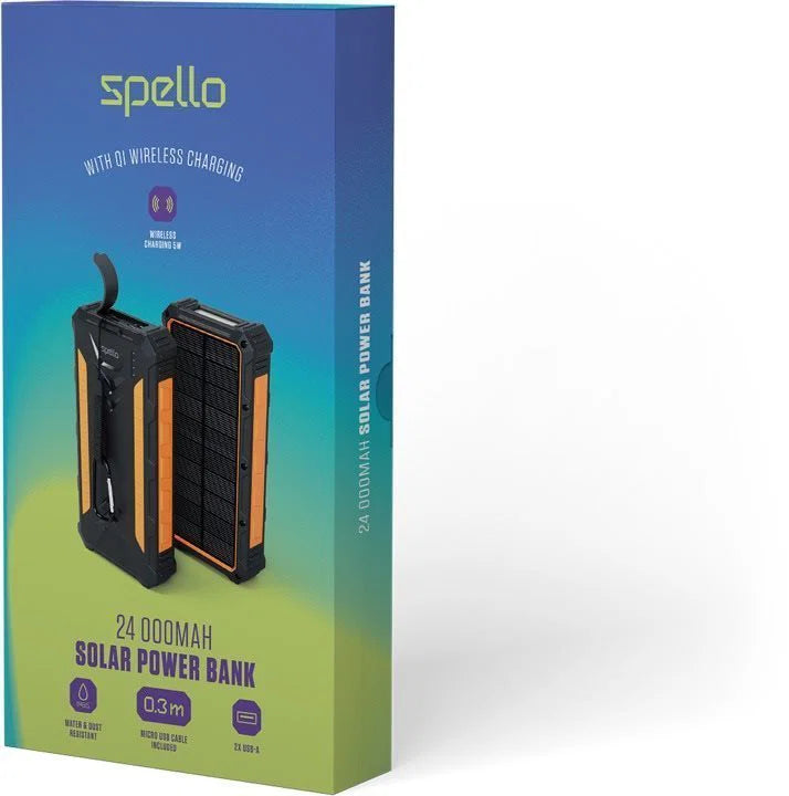 24,000mAh Solar Power Bank