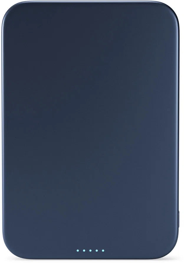 Ultra-Slim Qi2 Magnetic Wireless Power Bank 5,000mAh – Blue