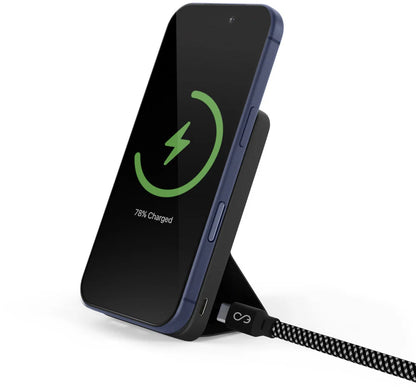 Magnetic Wireless Power Bank with Stand 7,000mAh – Black
