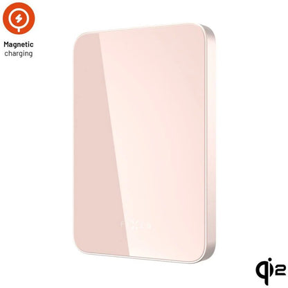 Ultra-Slim Qi2 & MagSafe Wireless Power Bank 5,000mAh – Pink