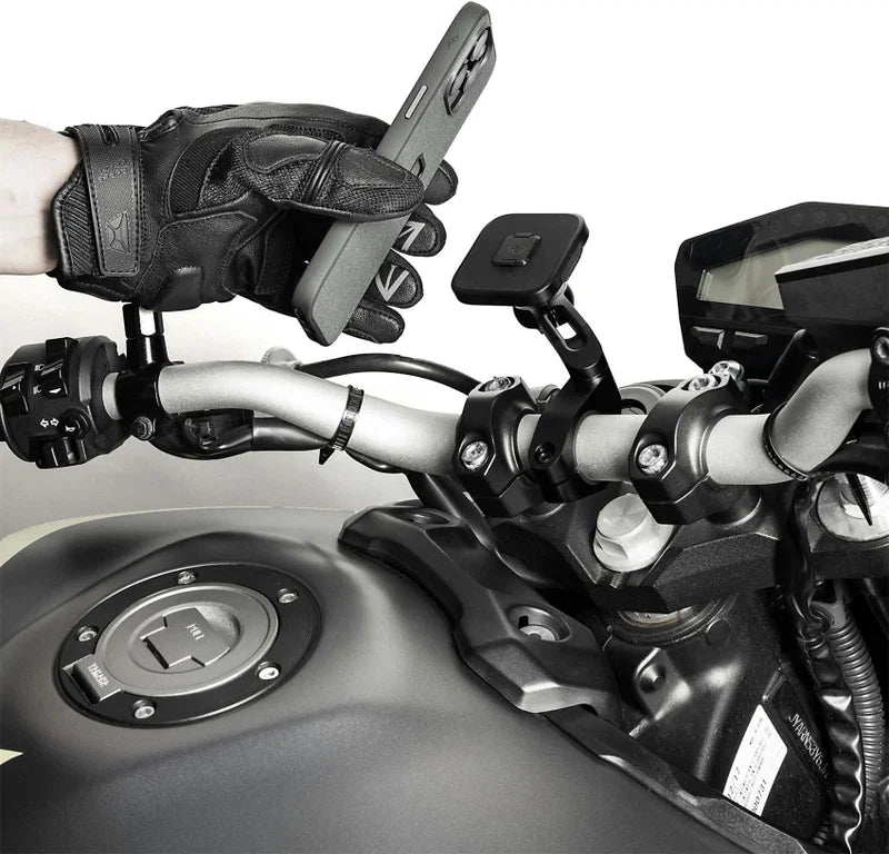 Motorcycle Handlebar Phone Mount – Black