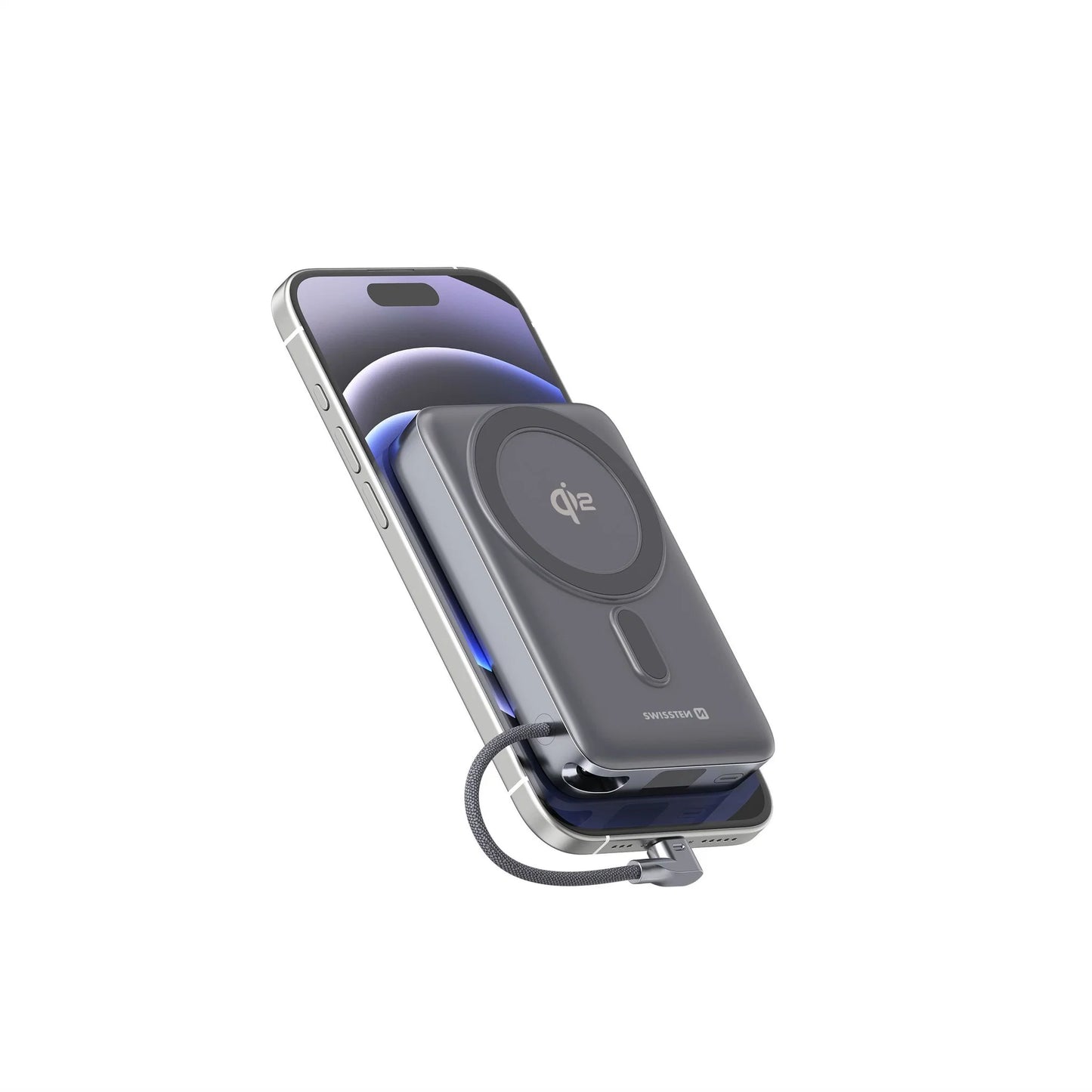 Magnetic Qi2 Wireless Power Bank 10,000mAh