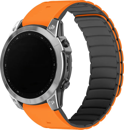 Magnetic Watch Band for QuickFit 22mm – Orange