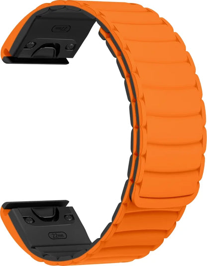 Magnetic Watch Band for QuickFit 22mm – Orange